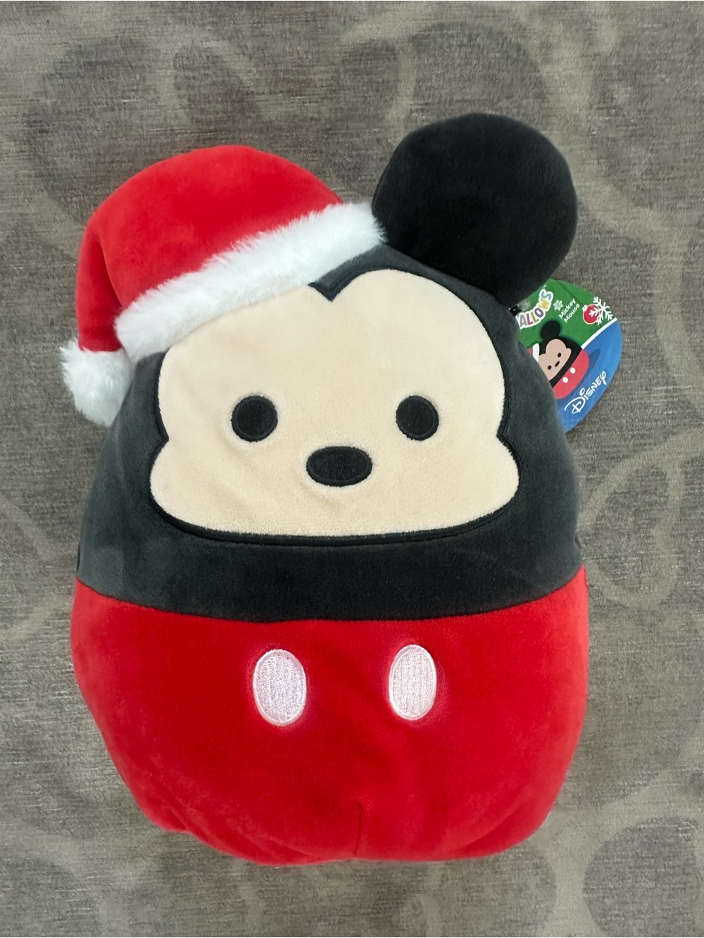 Santa Mickey Mouse, Squishmallow 10 inches